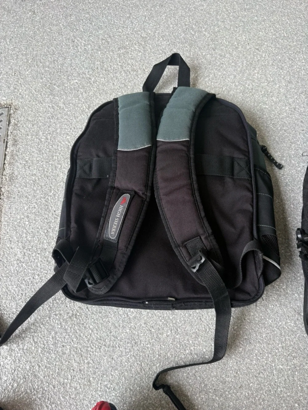 High Sierra Green Rolling Backpack/converts into carry on and regular backpack